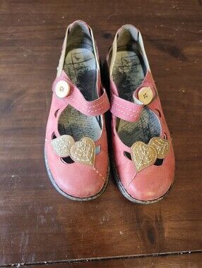 Rieker Red Leather Shoes- Size 40